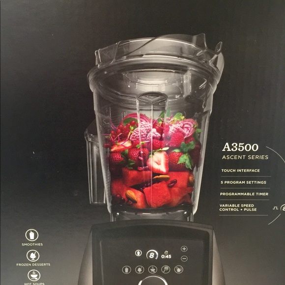 Vitamix Kitchen Sold Vitamin A350 Ascent Series Blender Brushed